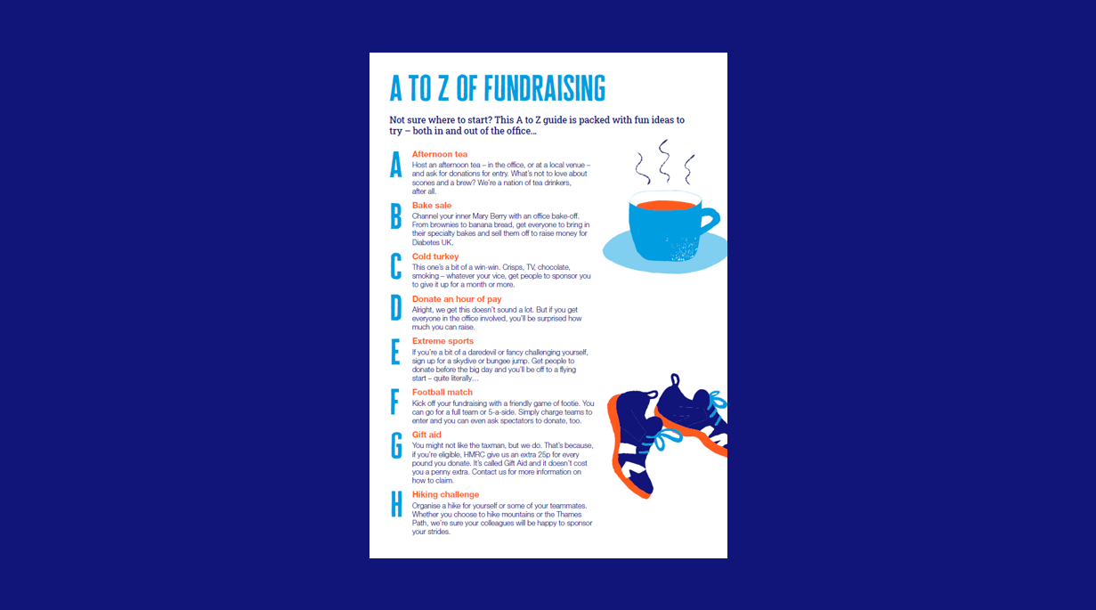 A to Z fundraising
