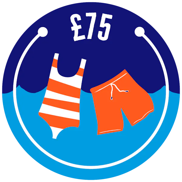 £75 raised badge 