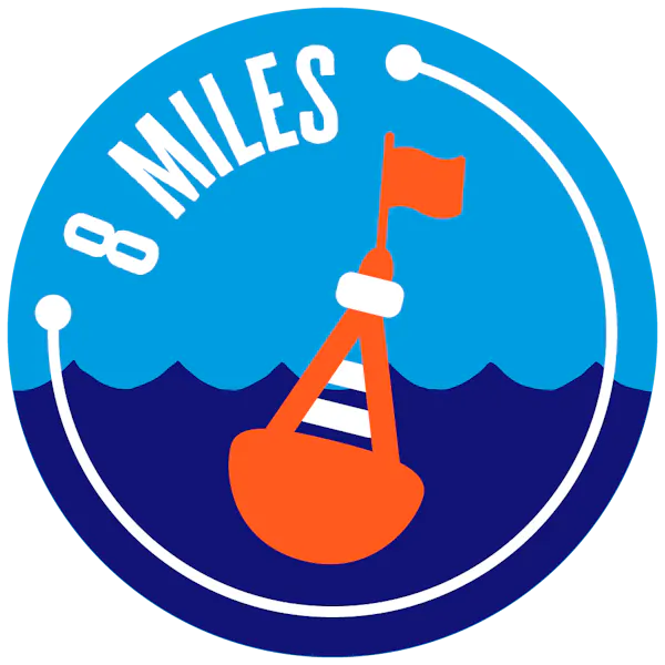 8 miles badge