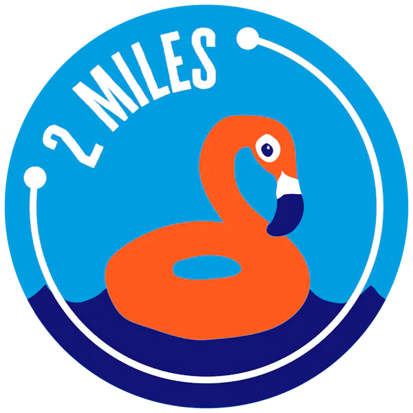 2 miles badge