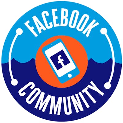 Facebook group button