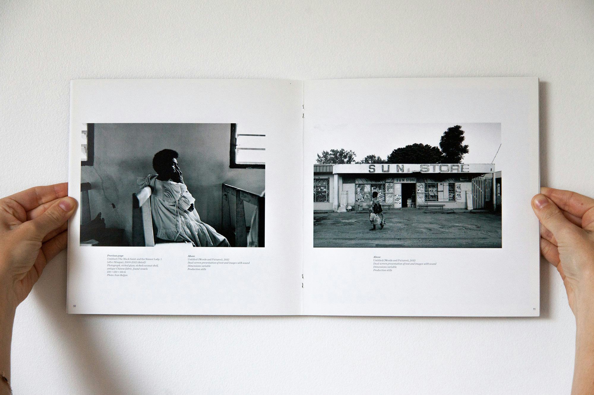 Spread from 7 Points exhibition catalogue