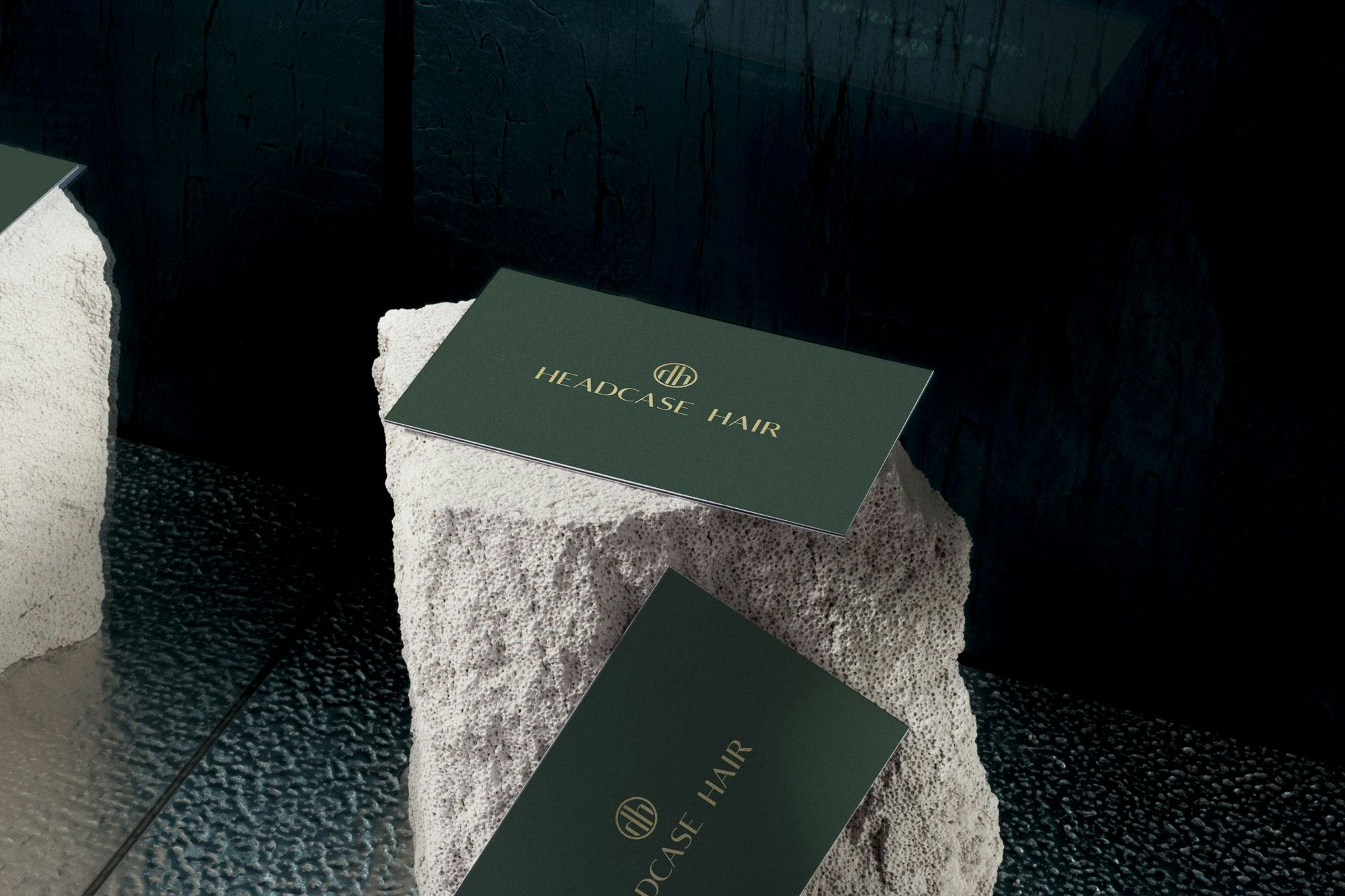 Headcase Hair business cards