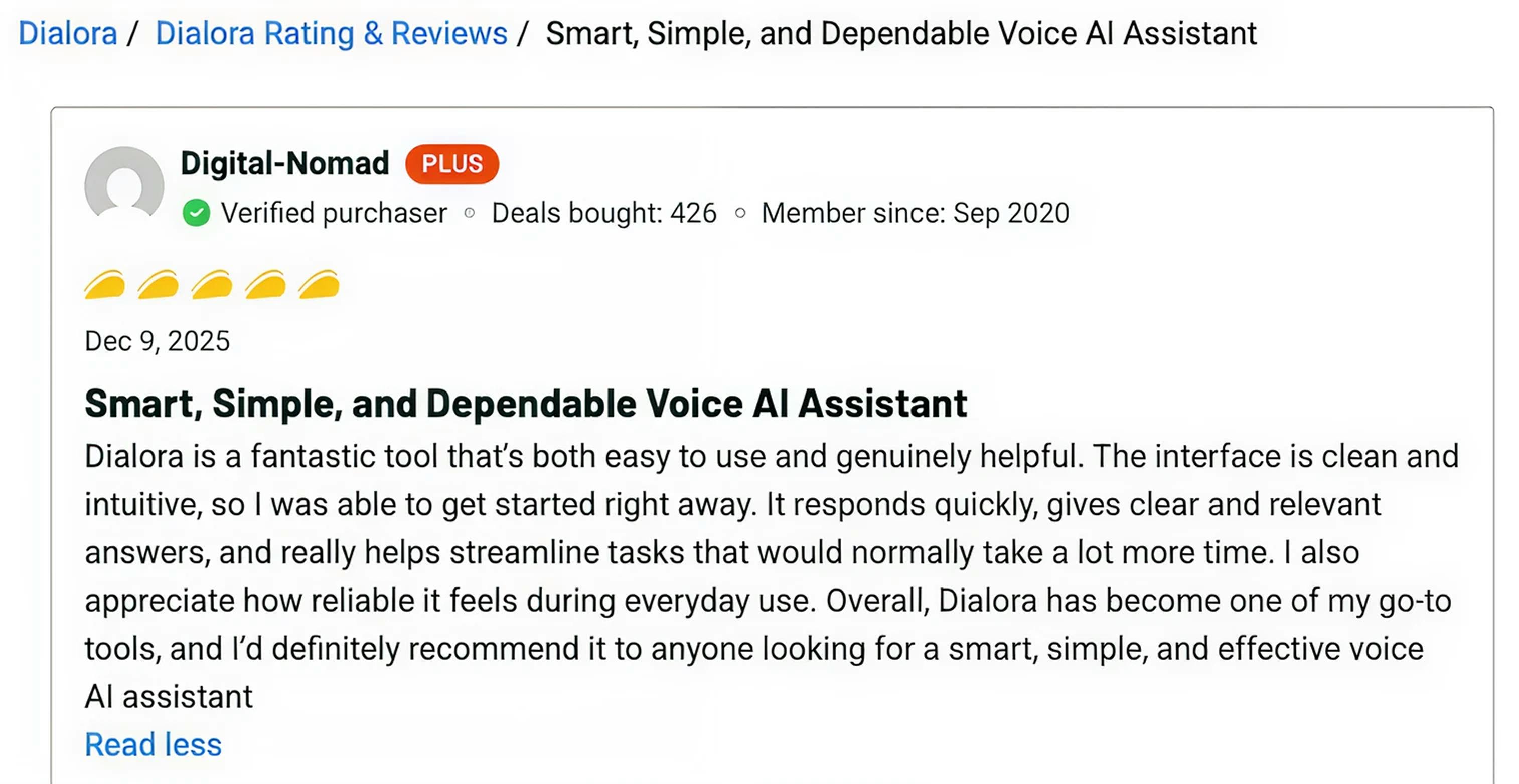 dialora appsumo review - Preview