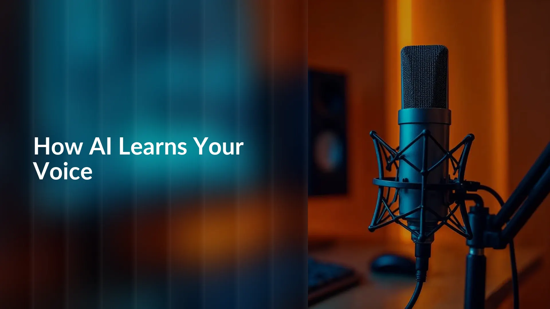 How Does AI Learn Your Voice and What Data Does It Actually Need