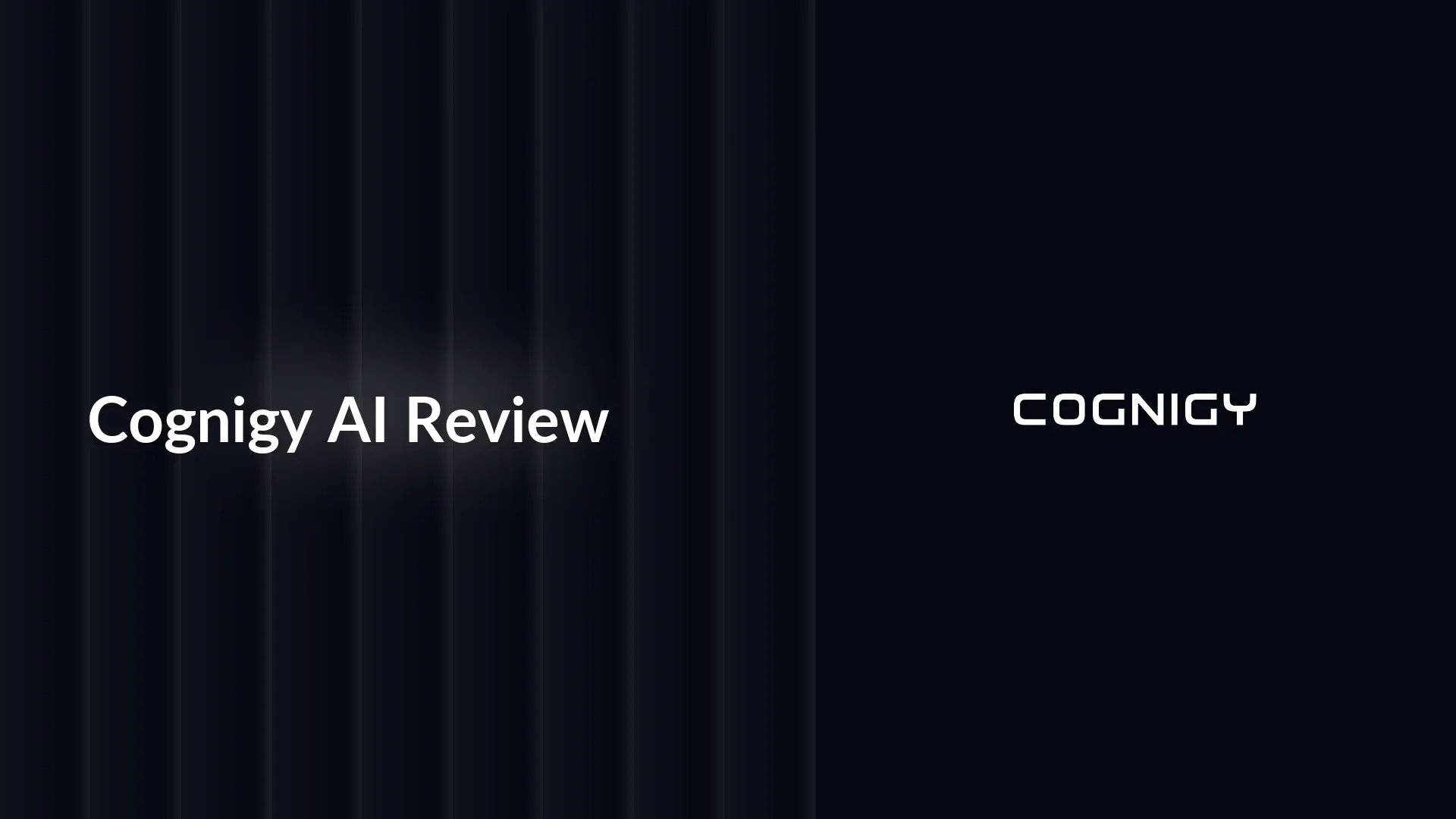 Honest Cognigy AI Review