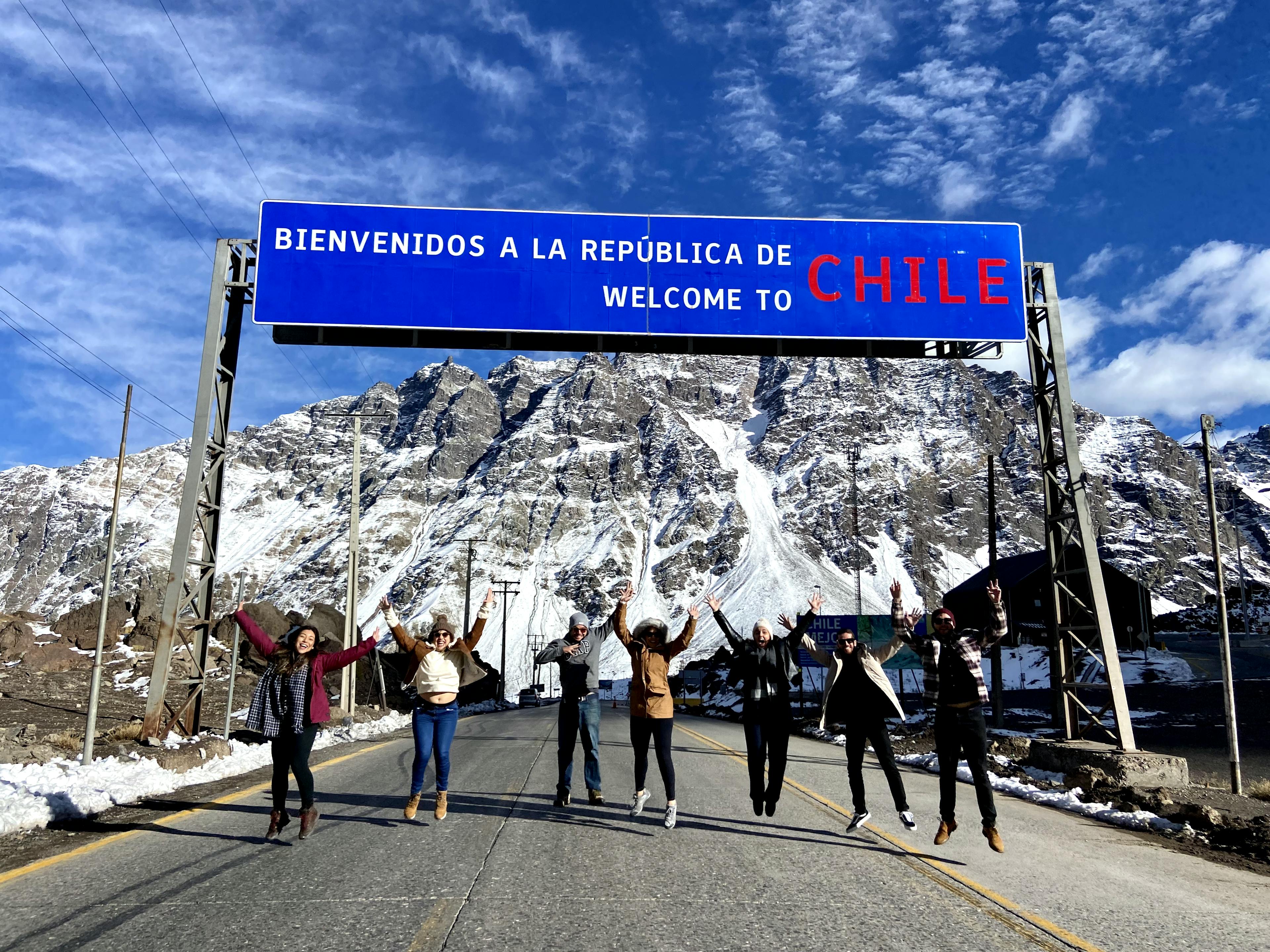 FOto em grupo em Portillo