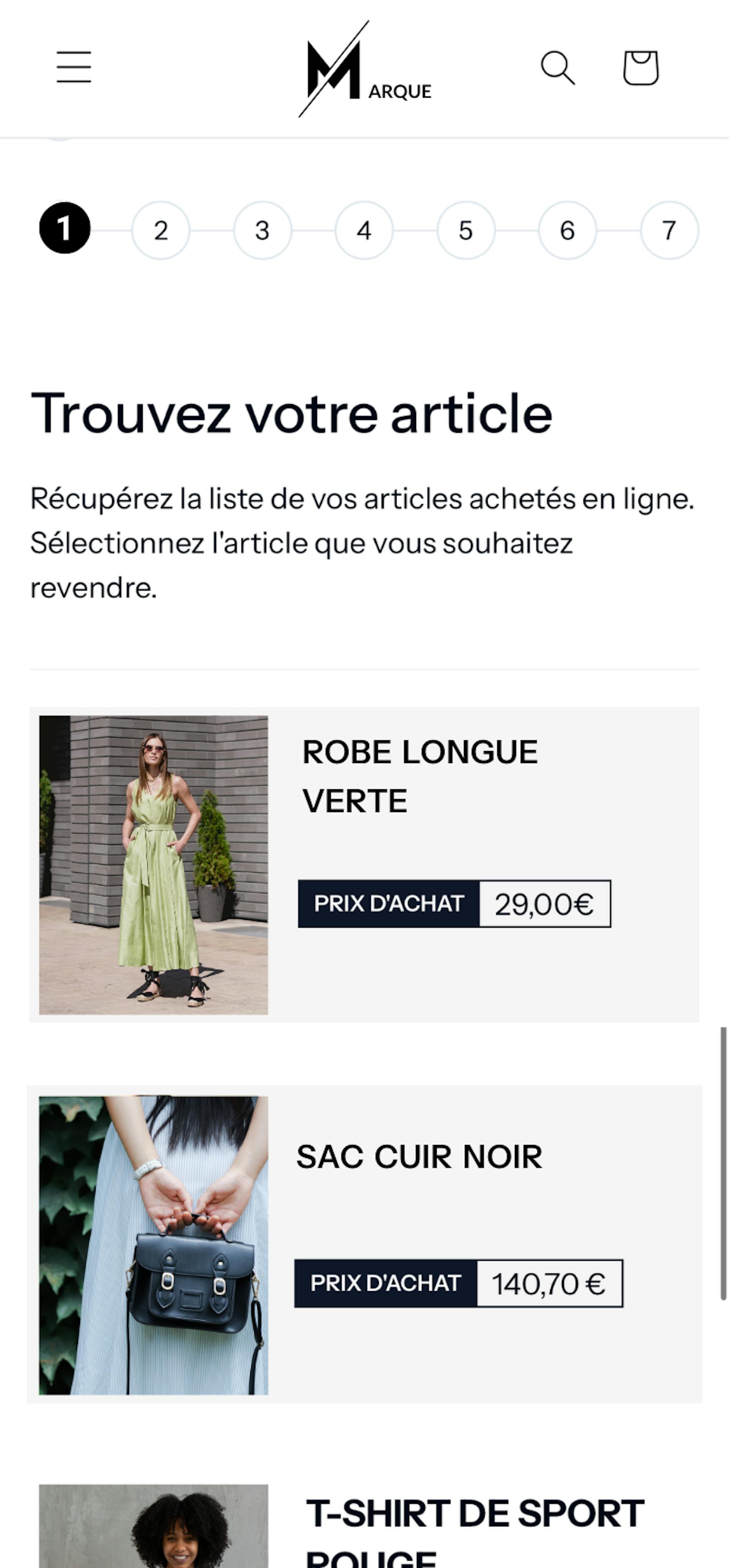 Sélection de l'article