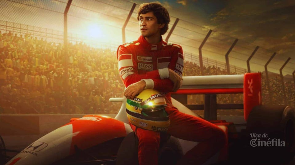 Imagem de Gabriel Leone na serie Senna da Netflix