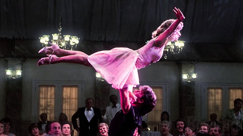 Baby e Jhonny na dança final do filme Dirty Dancing