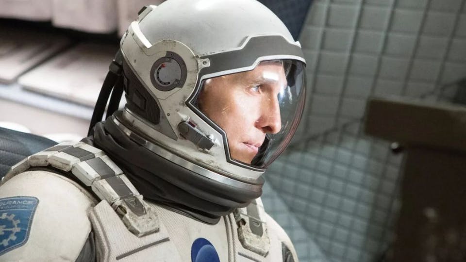 imagem do protagonista do filme "Interestelar"