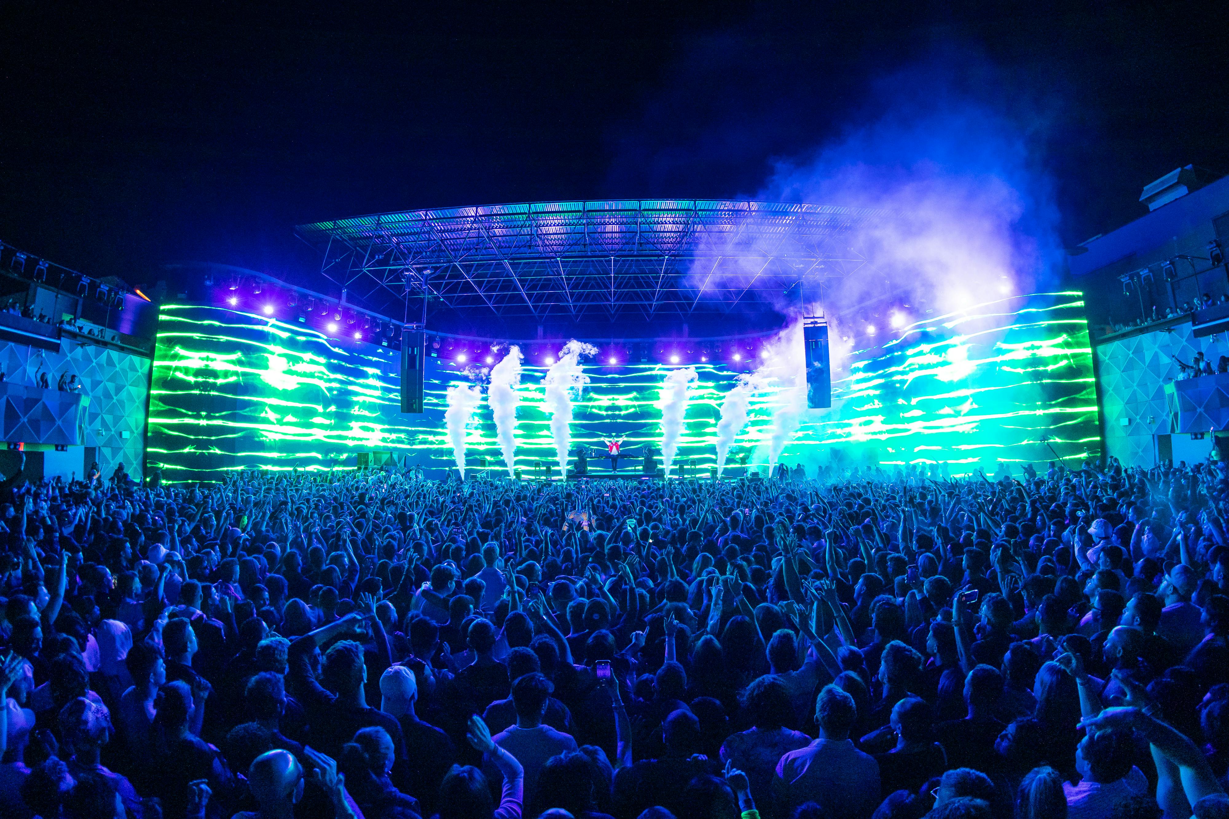 fans at a live outdoor event at The Brooklyn Mirage
