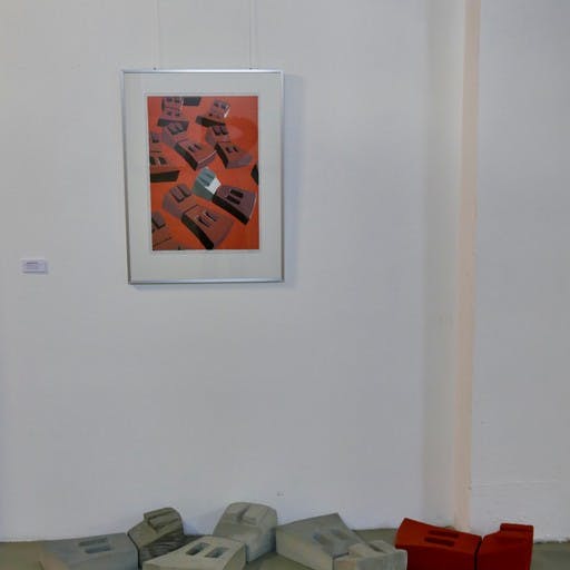 Blick in die Ausstellung "AUS DEM DRUCK", Künstlerhaus im Kulturspeicher, Würzburg