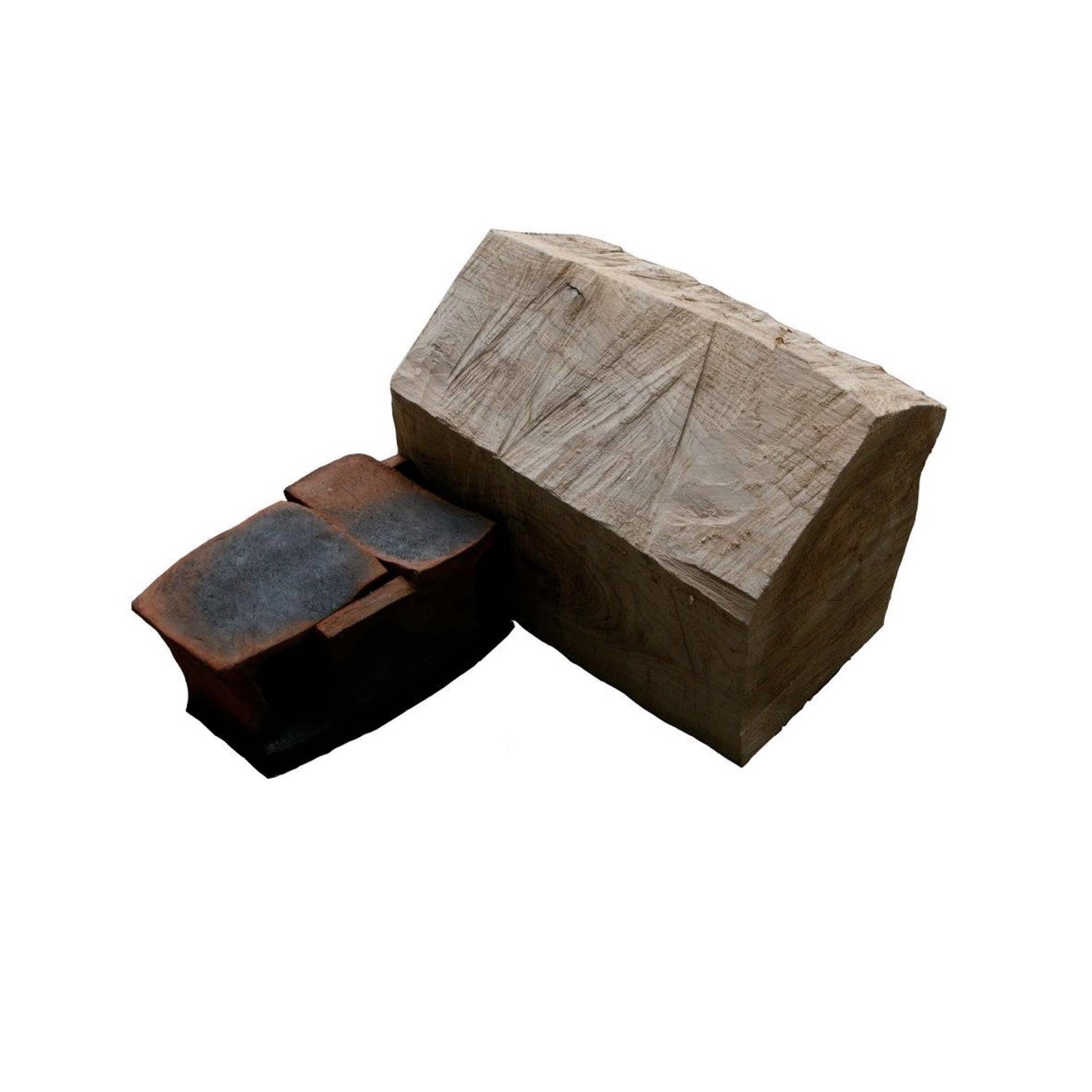 Behausung, Terrakotta und Holz