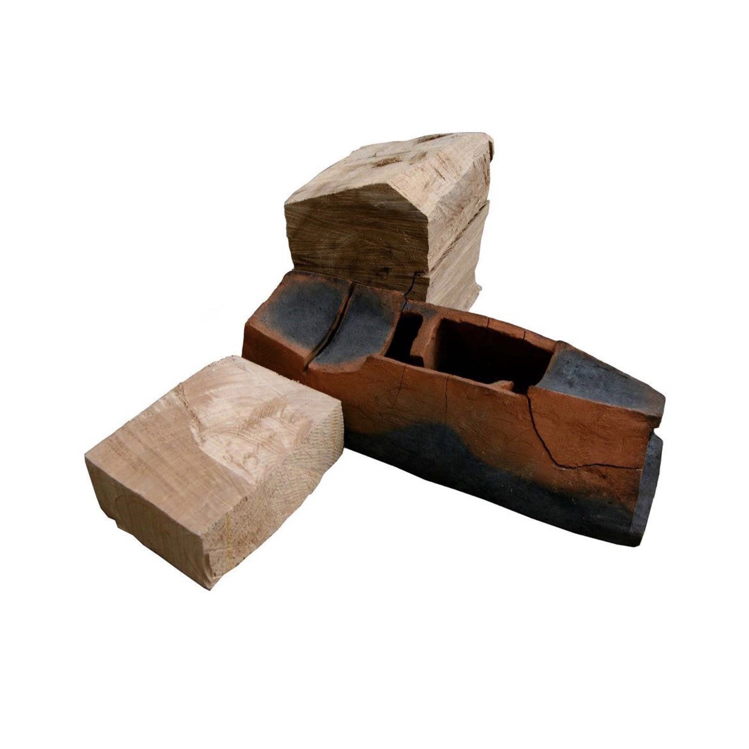 Behausung, Terrakotta und Holz