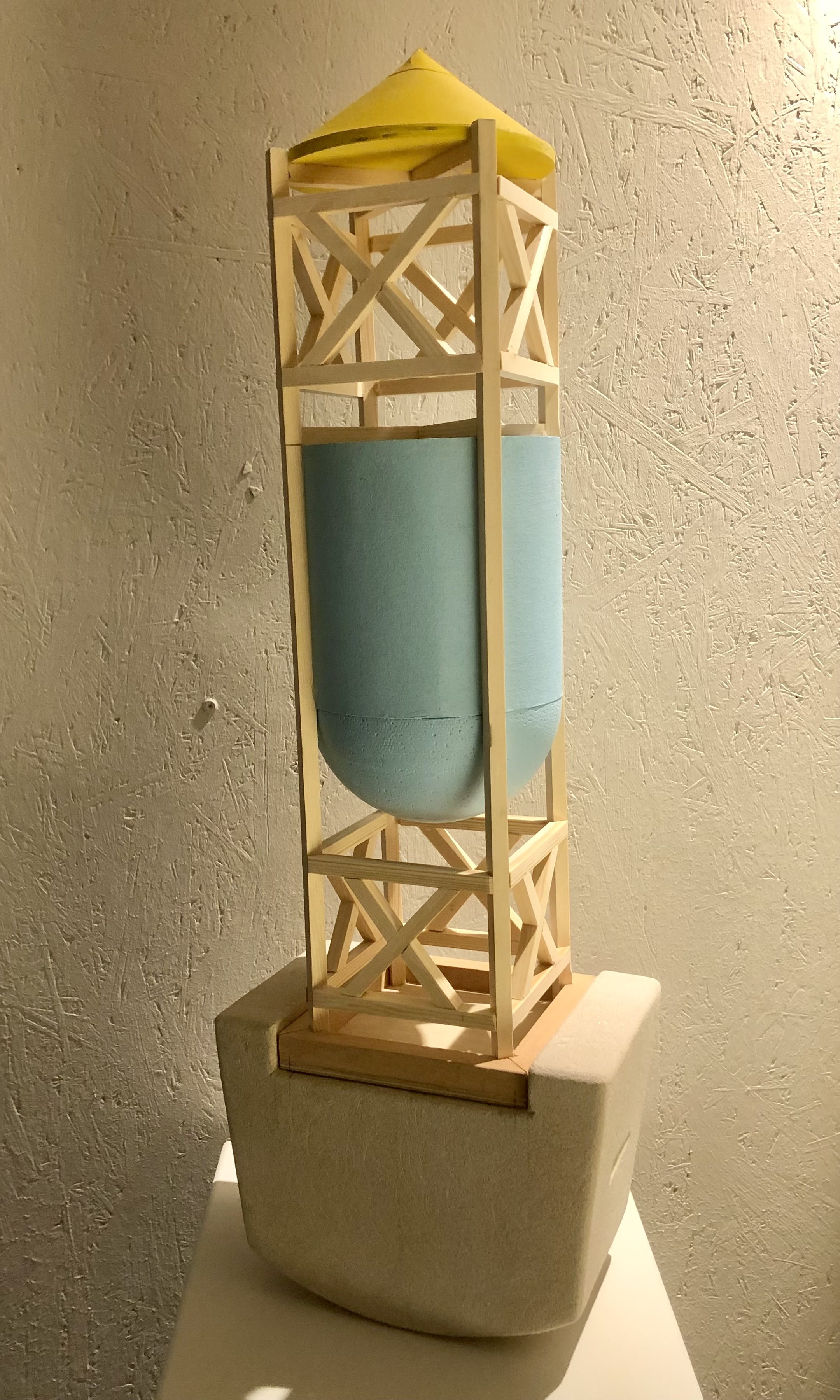 Wippwasserturm, mixed media