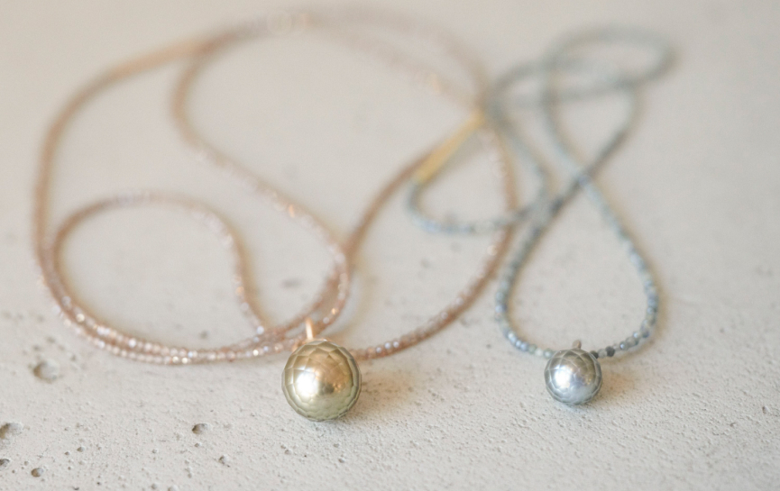 Bild des Schmuckstücks "Facettierte Tahitiperlen"