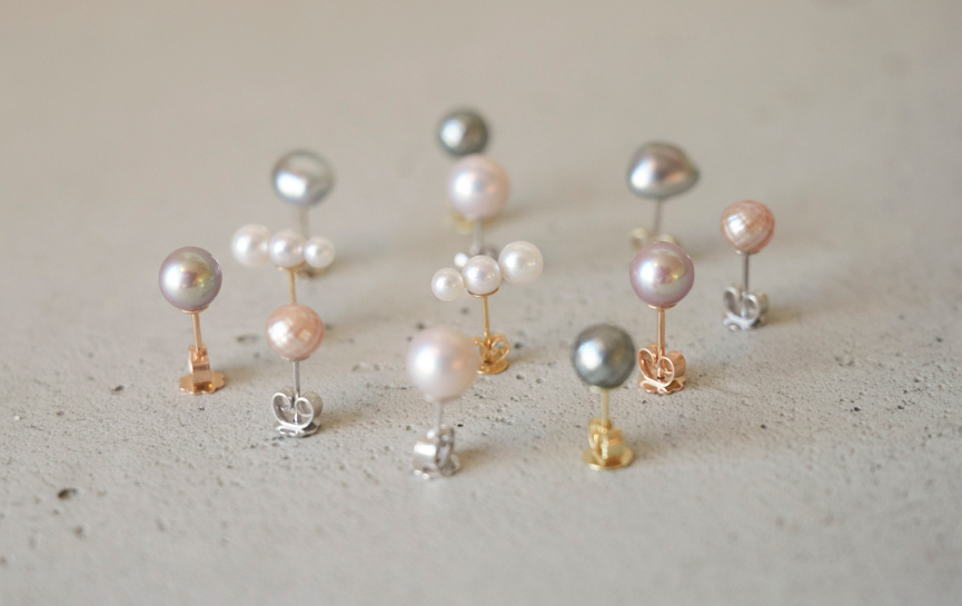 Bild des Schmuckstücks "Ohrstecker Perlen"