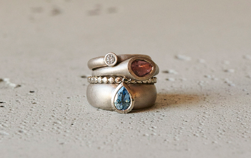 Bild des Schmuckstücks "Ringe Weißgold"