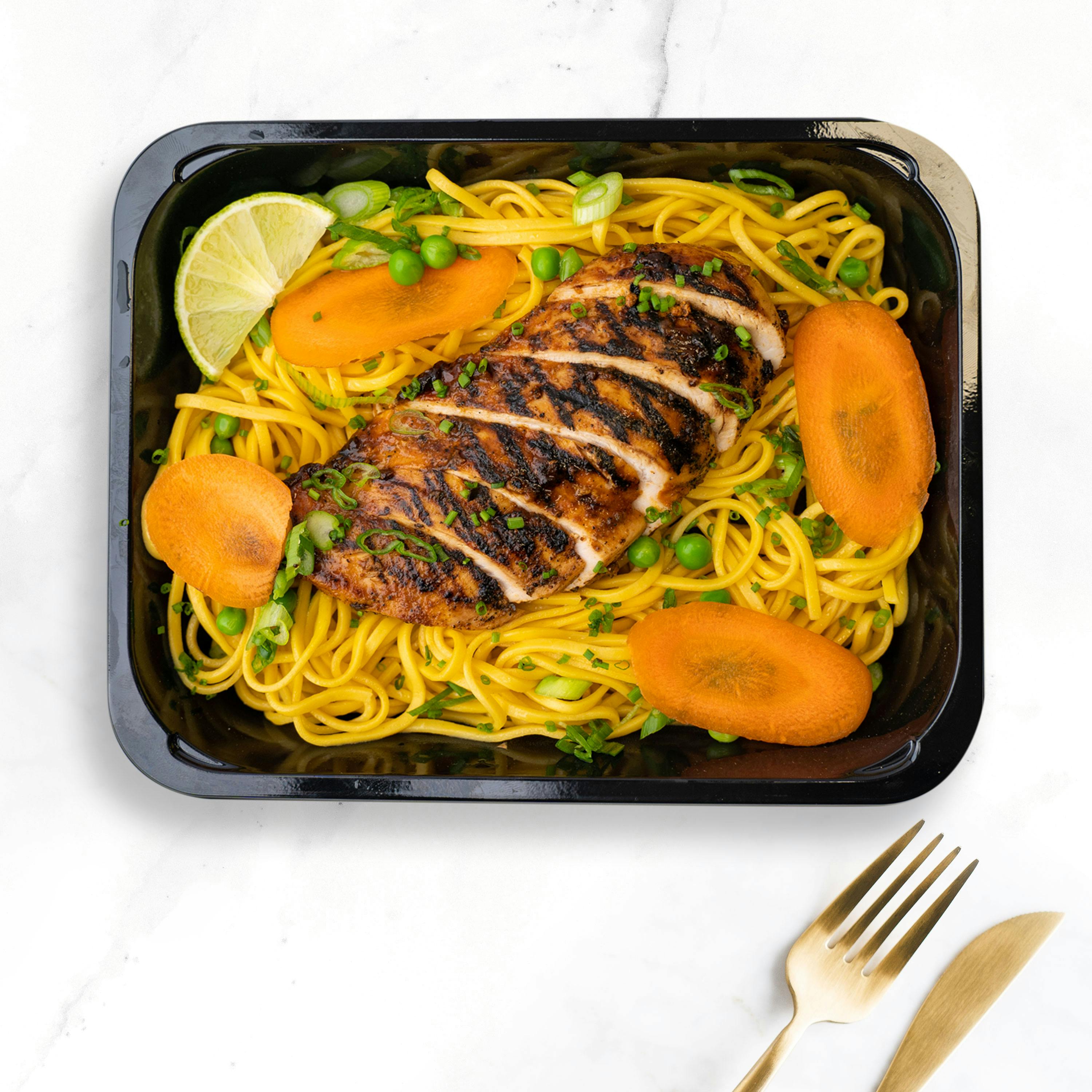 Chinese 5 Spice Chicken - Teriyaki Noodles