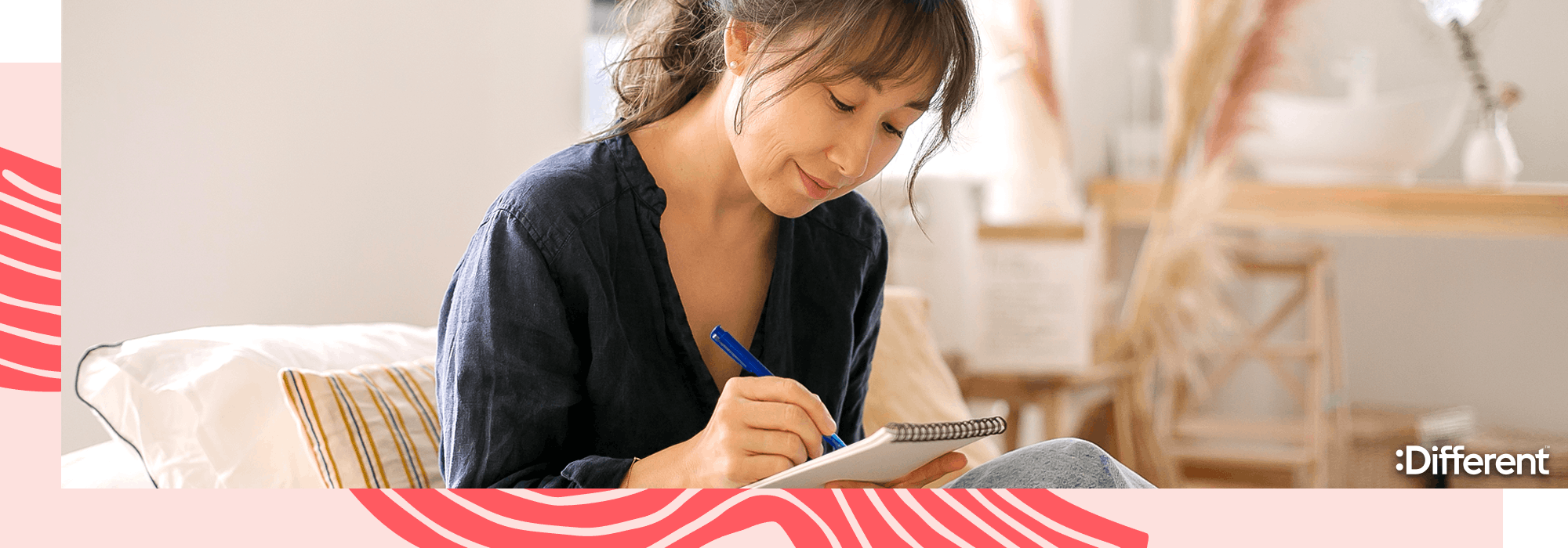 a woman going through a pre settlement checklist as a new home buyer