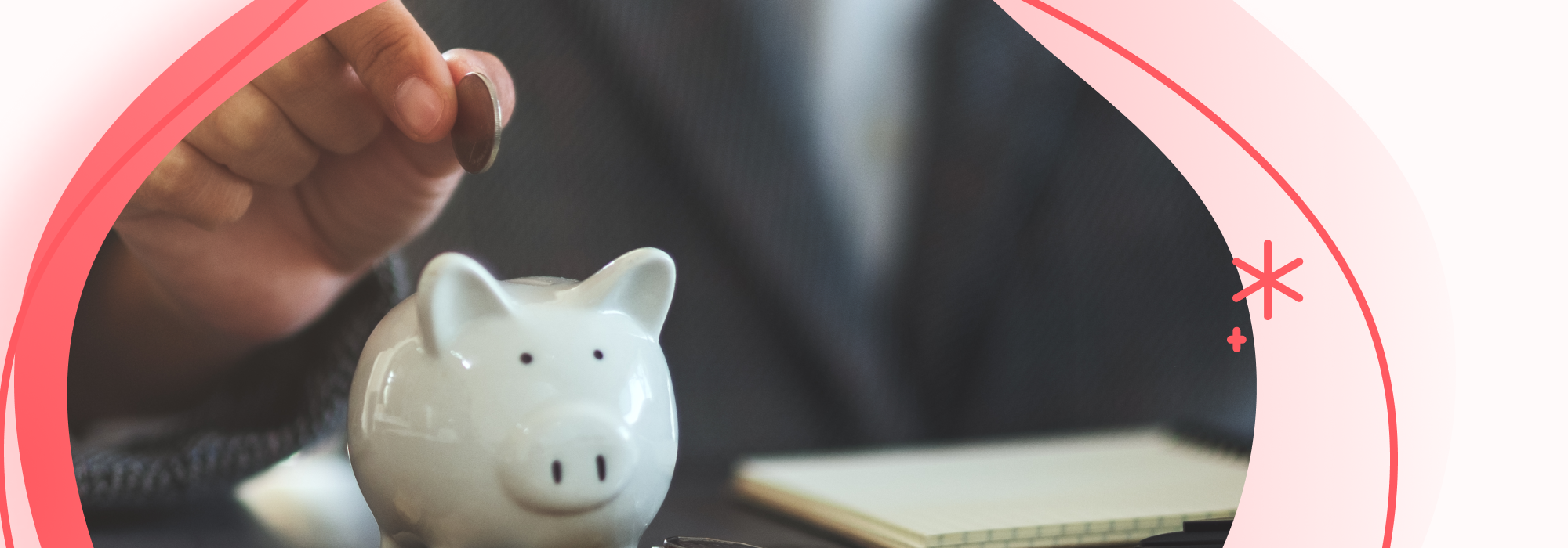 An agent calculating fees 