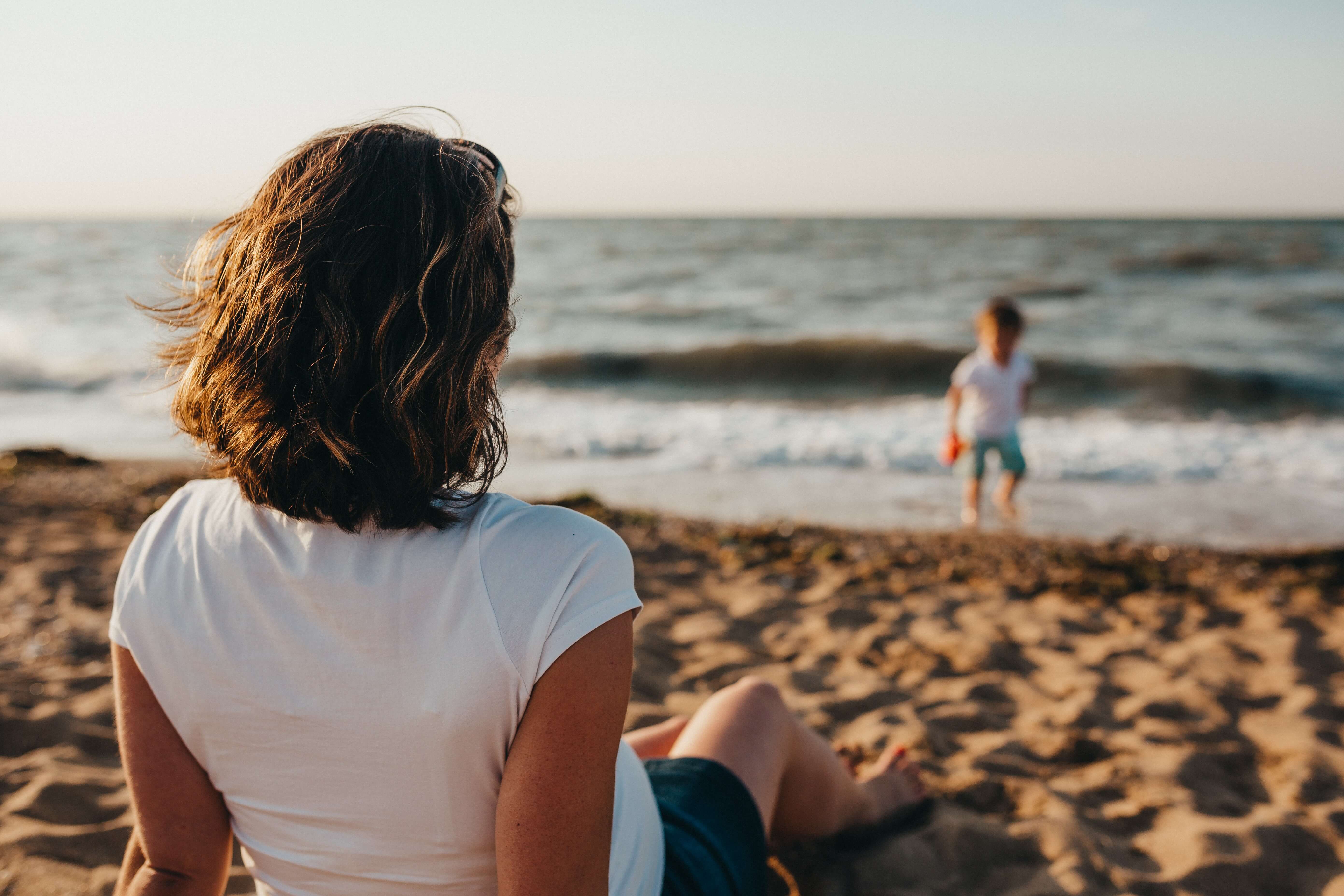 girl in the beach
