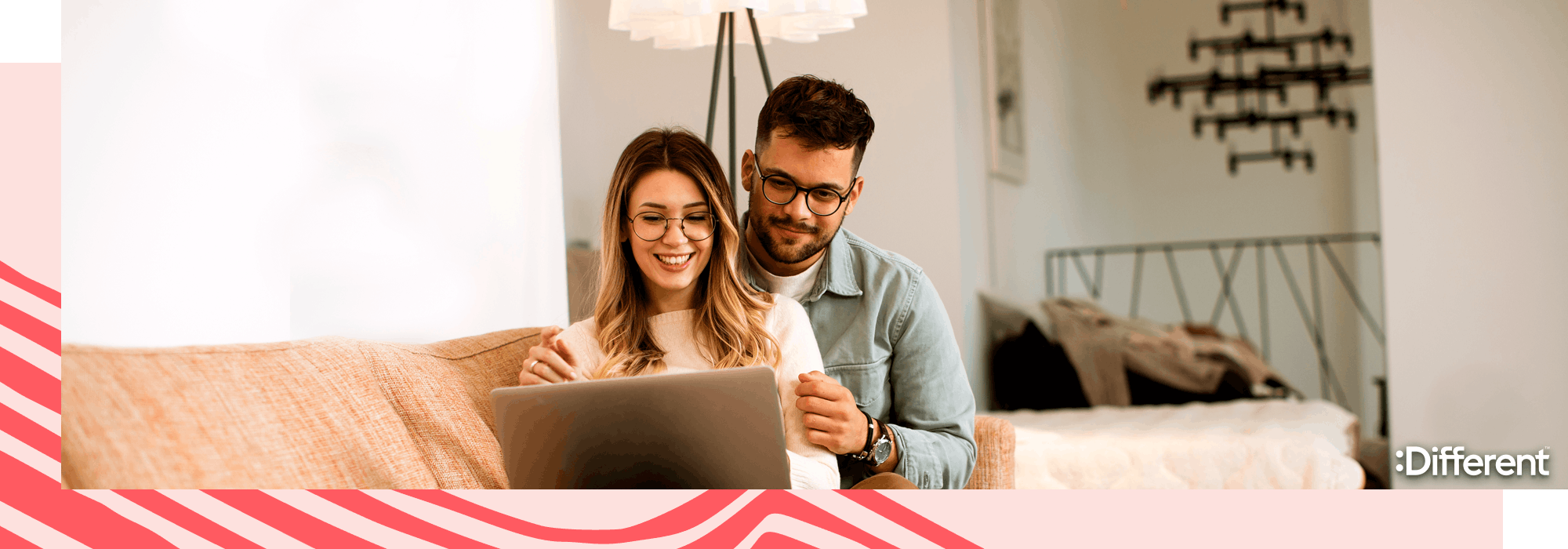 a couple looking for their first home as new buyers