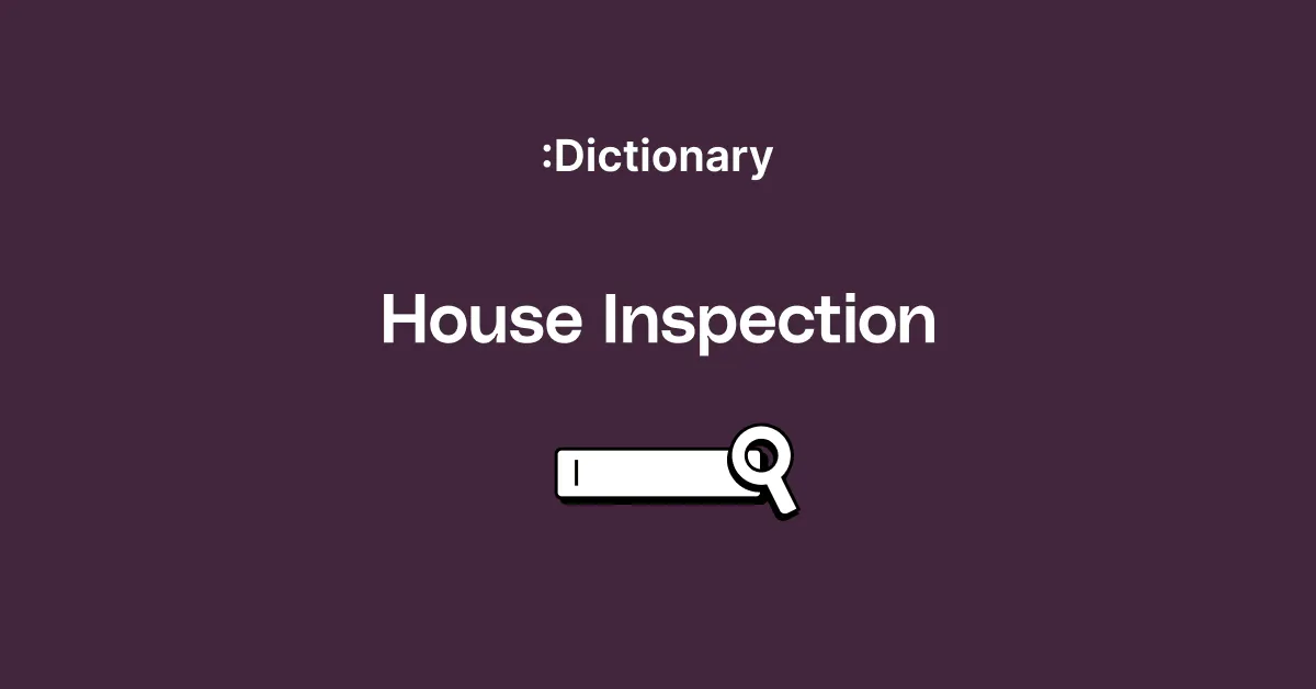 What is a House Inspection? | :Different