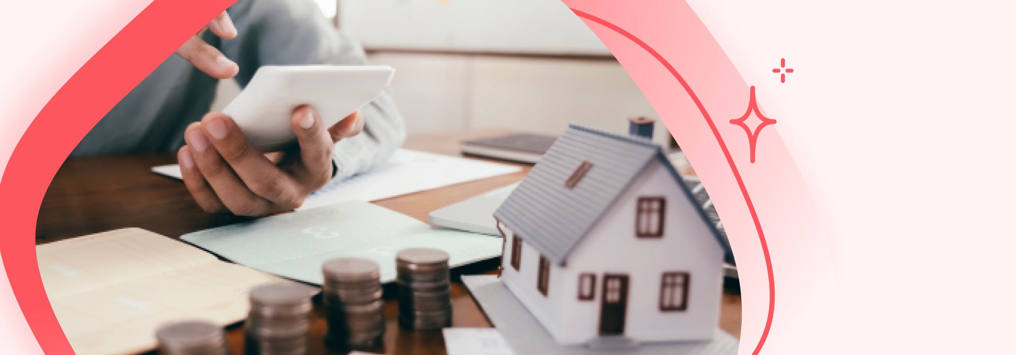 person calculating the financial benefits of property investment