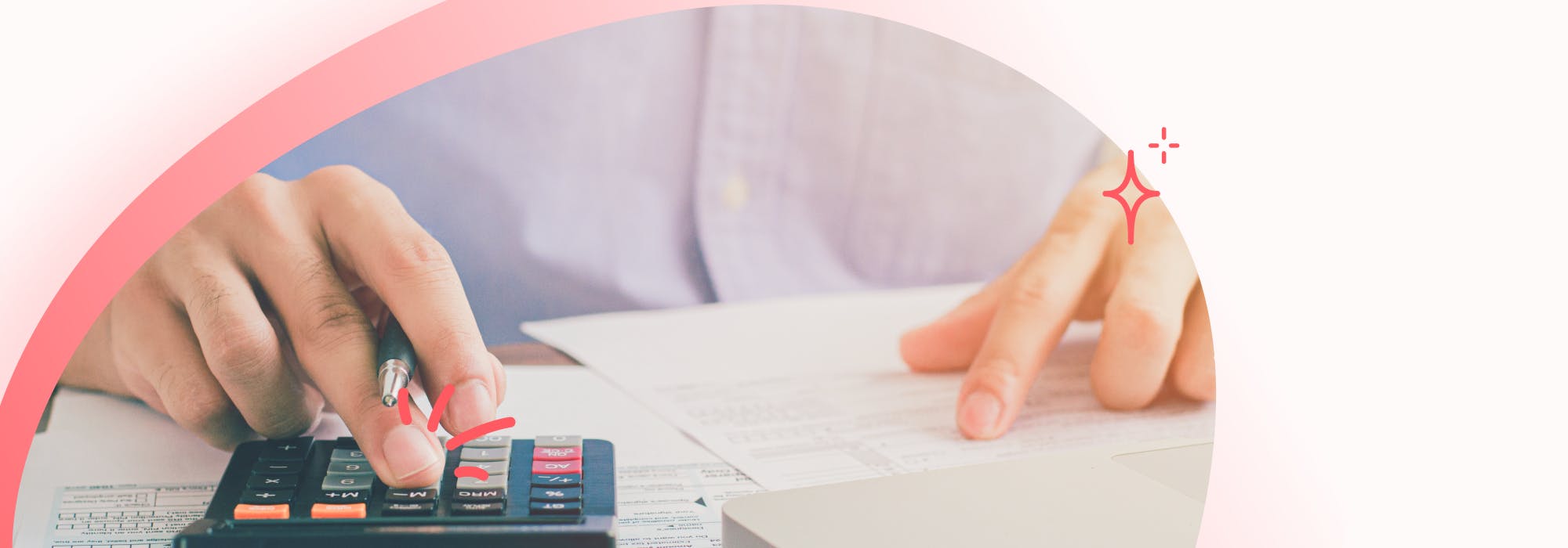 A man calculating a property maintenance price list