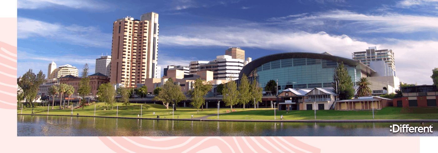 A waterfront in Adelaide