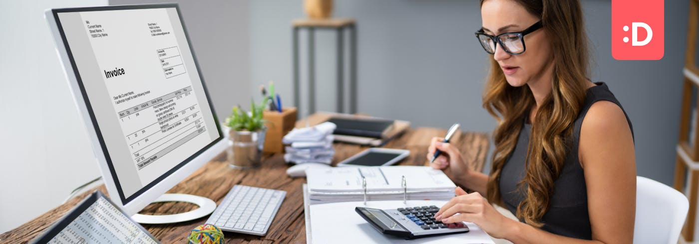 woman going through her end of financial year checklist