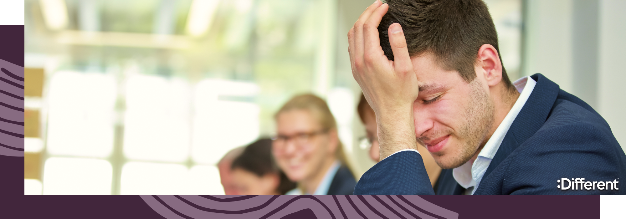 a property manager experiencing burnout at work