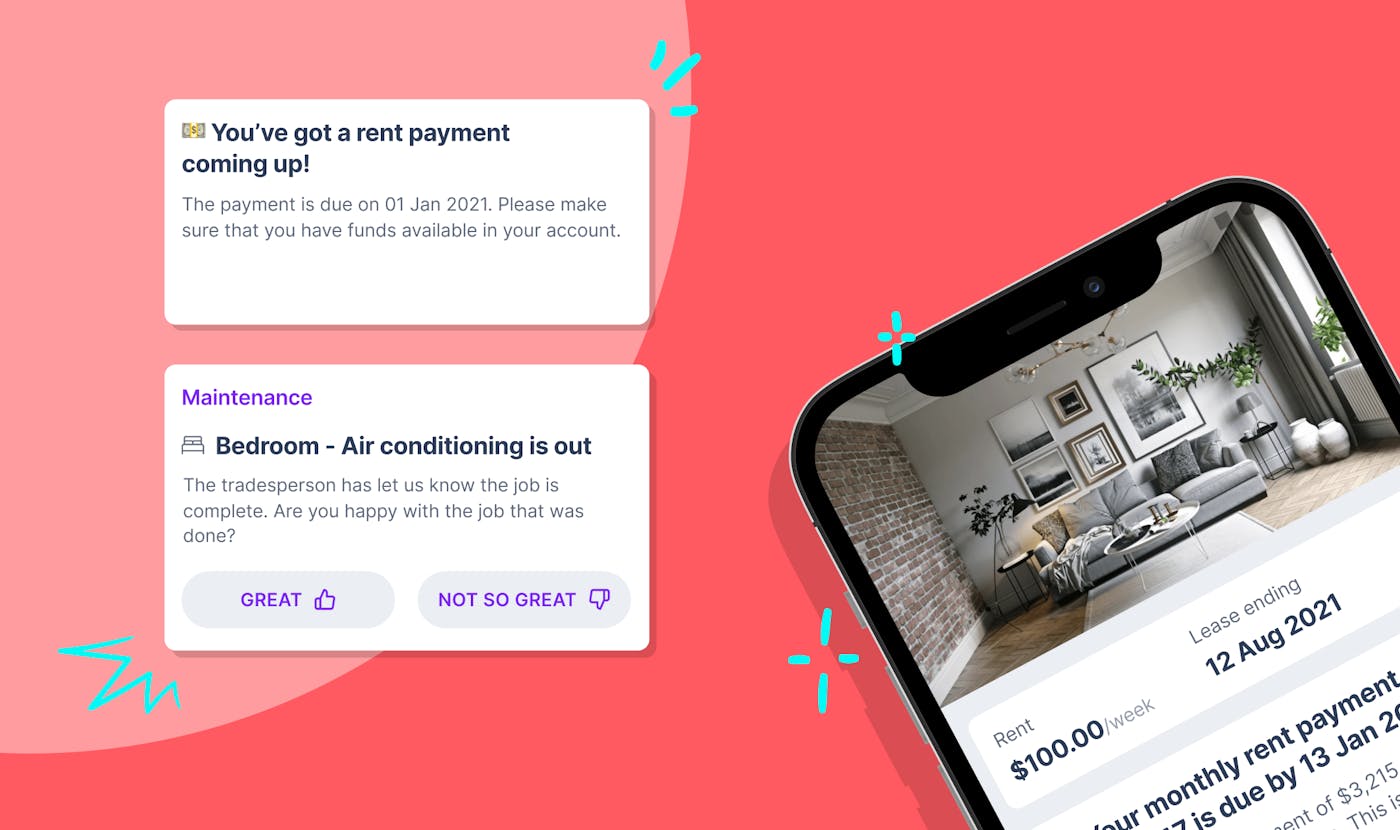 tenant app home page
