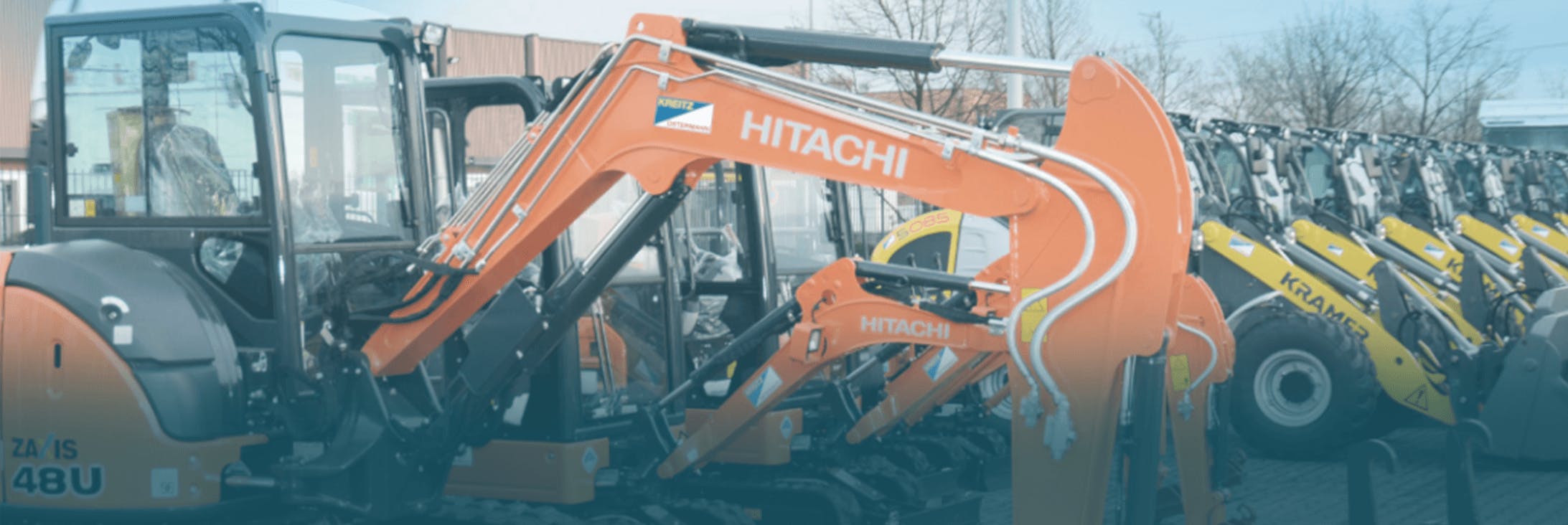 hitachi bagger und kramer lader von kreitz ostermann