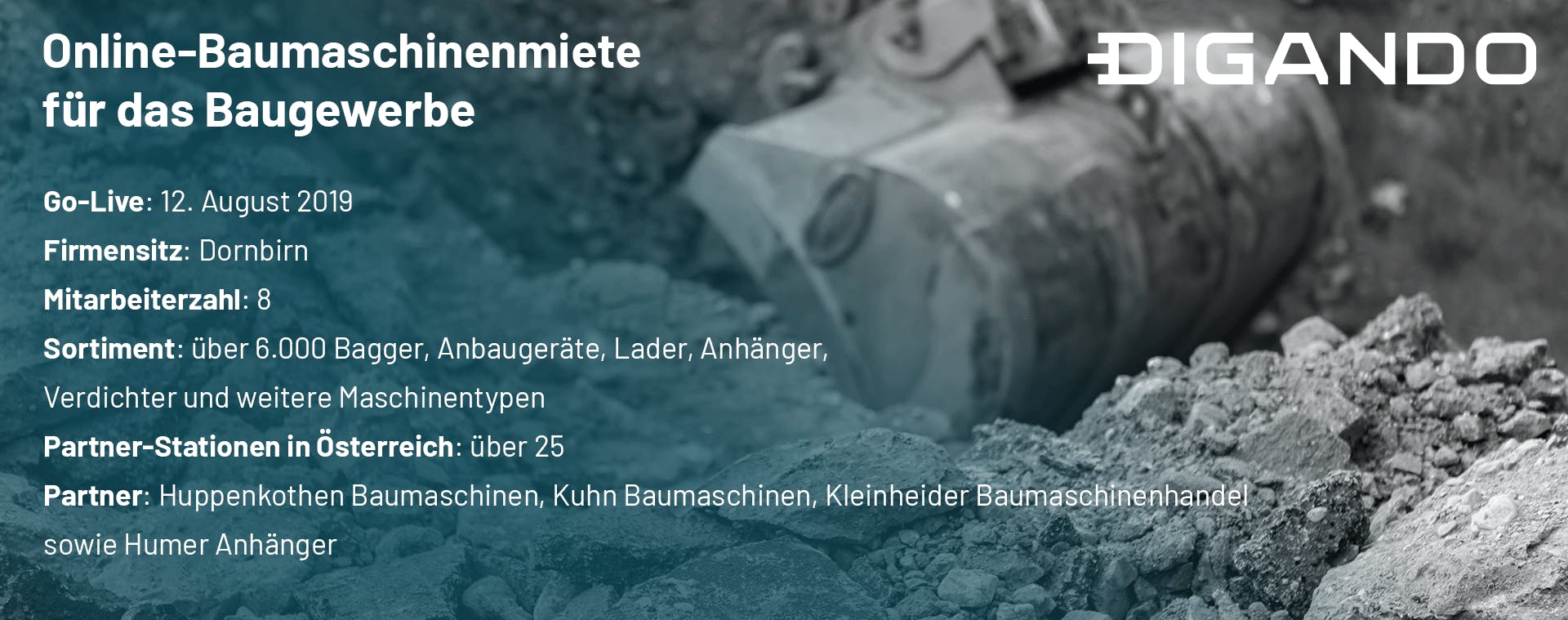 liste von informationen über digando