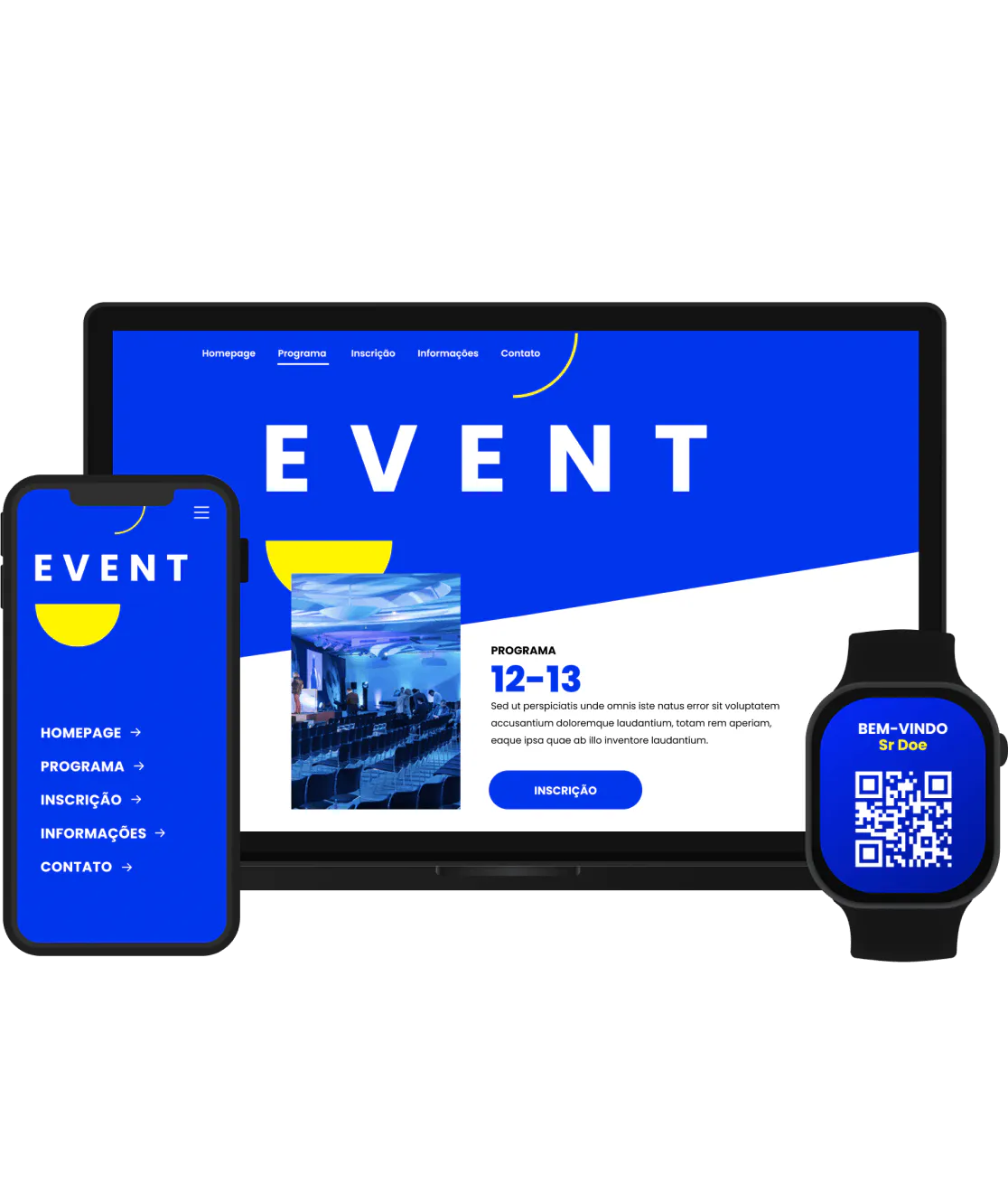 Site de eventos