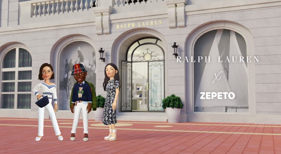 défilé ralph lauren zepeto métavers