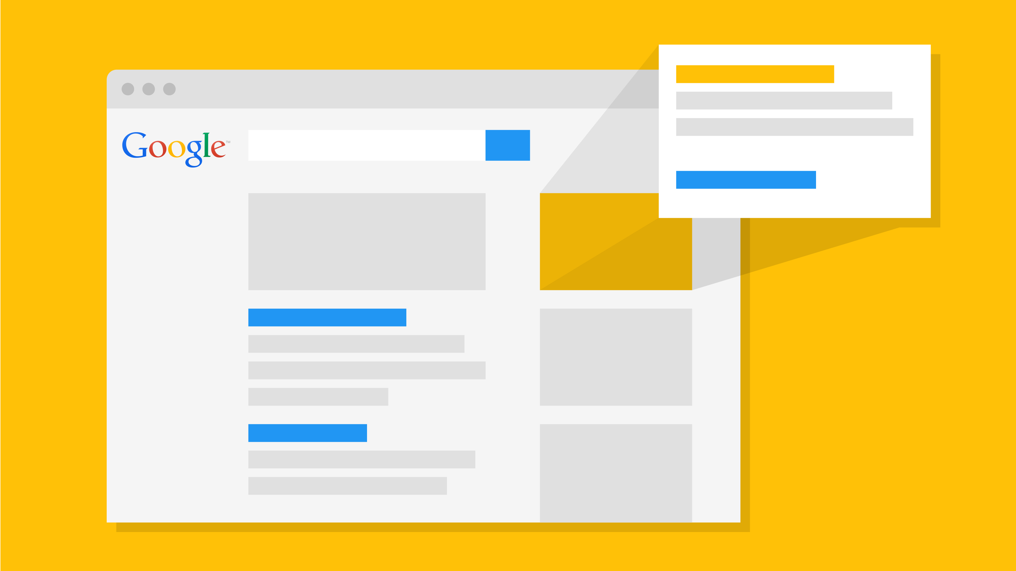 google digital advertizing sea illustration