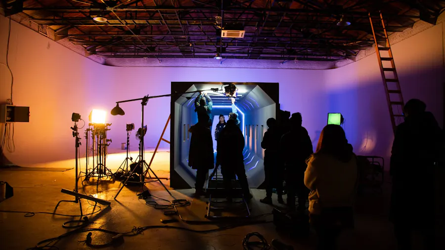 Photo d'un studio de tournage