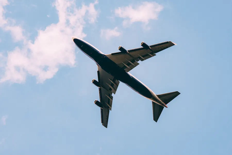 Photo d'un avion