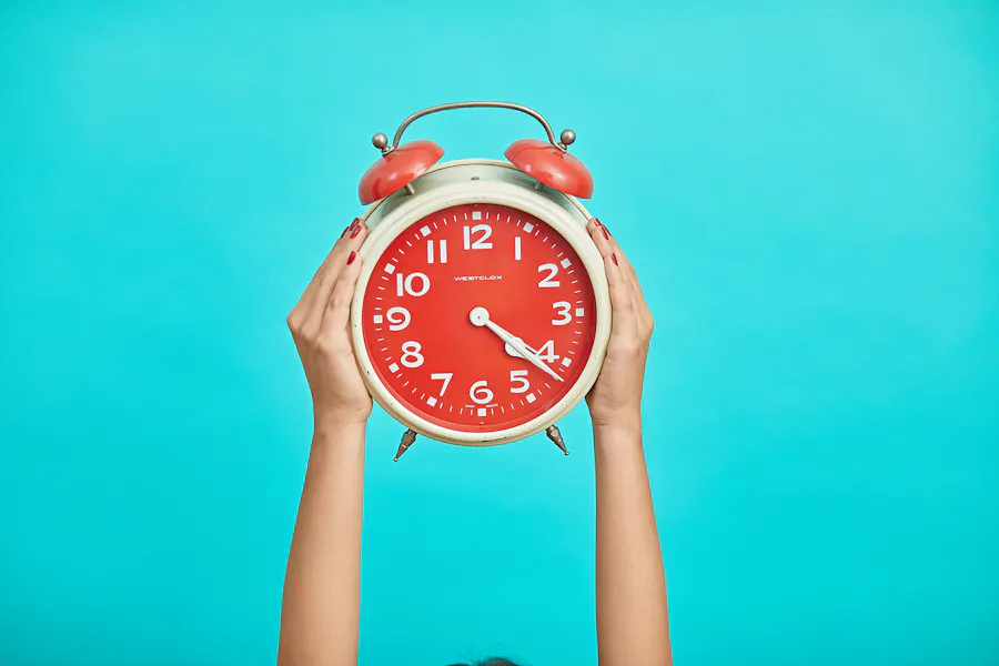 Foto einer Uhr