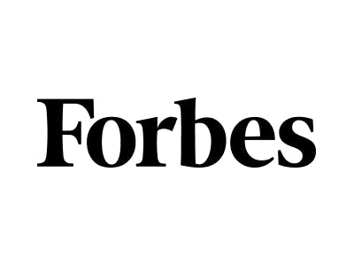 Logo Forbes en noir sur fond blanc, représentant un média de référence pour l'actualité et les tendances internationales.