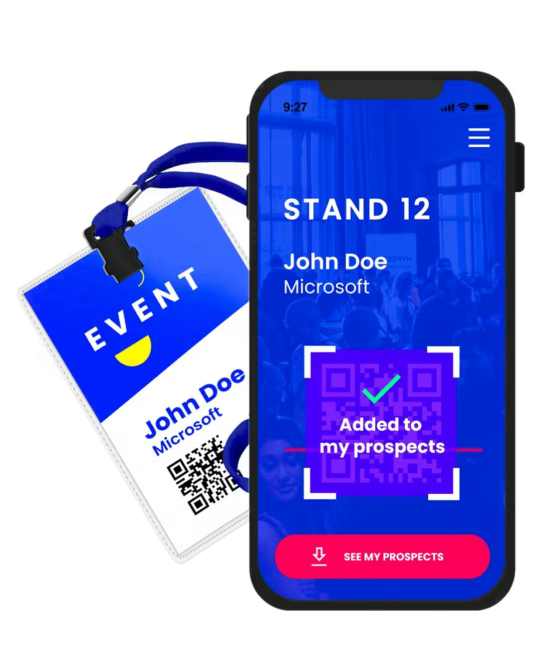 Lead scanning application for exhibitors