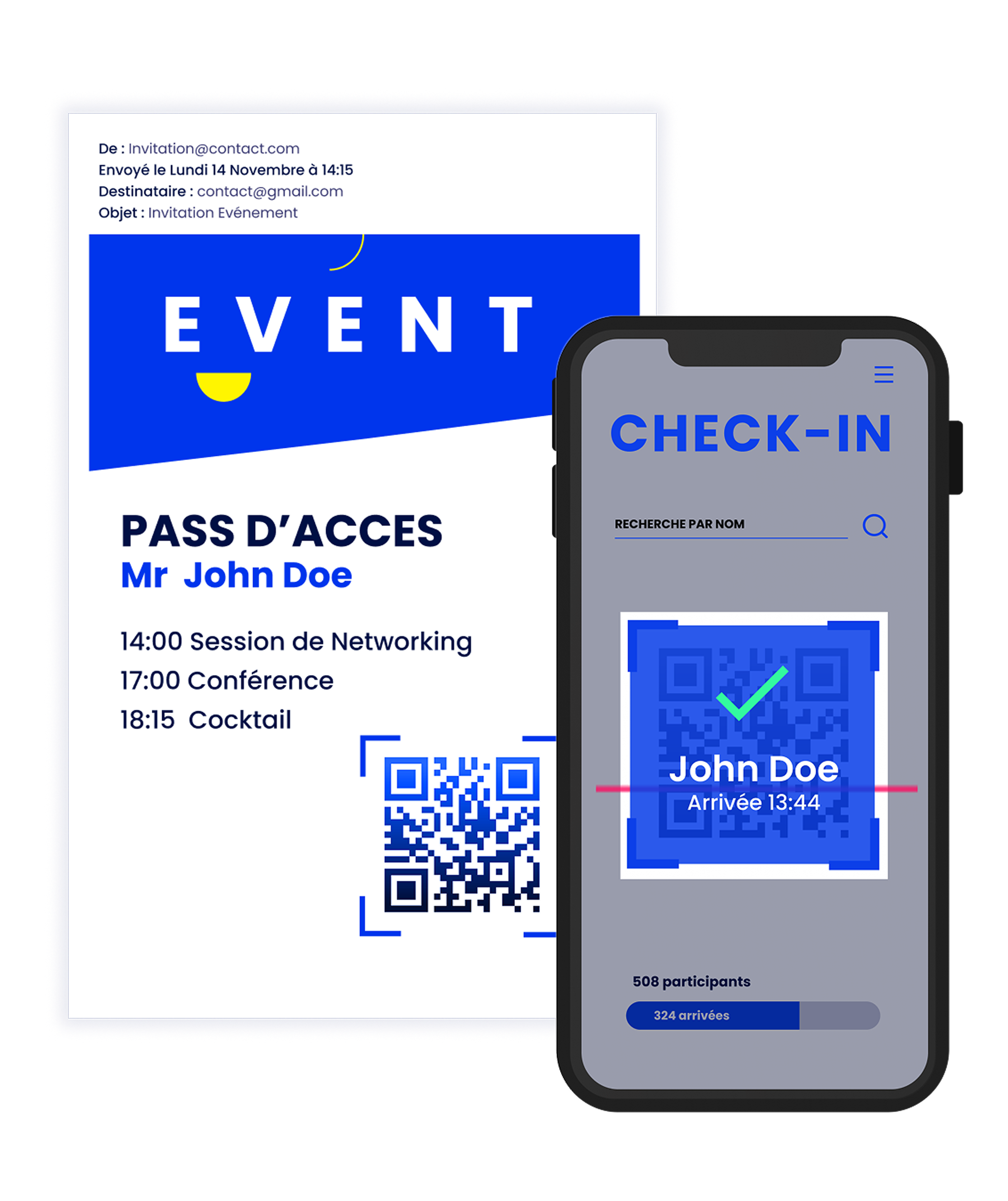 Pass di accesso e scansione del QR Code