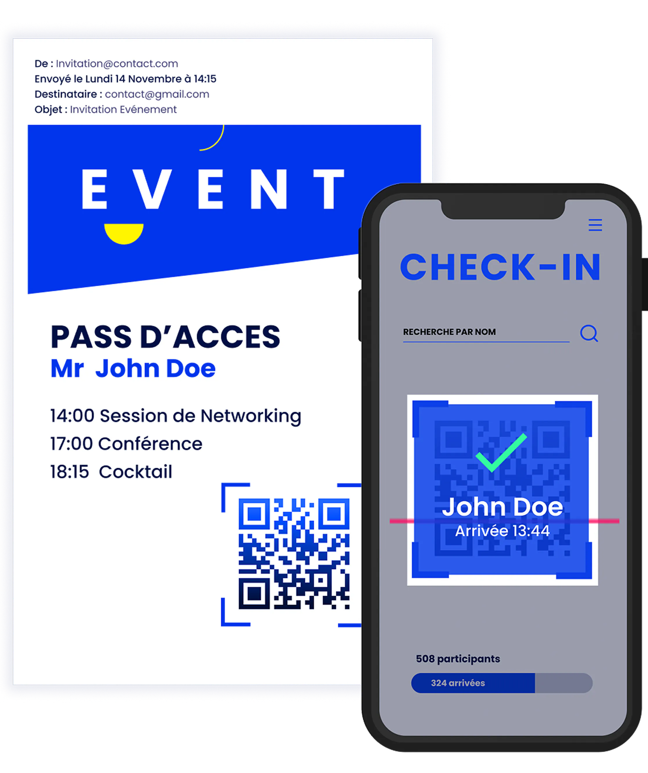Pass di accesso e scansione del QR Code