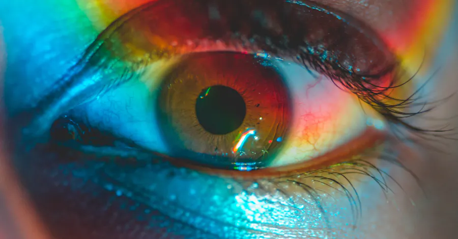 Design-Foto eines Auges