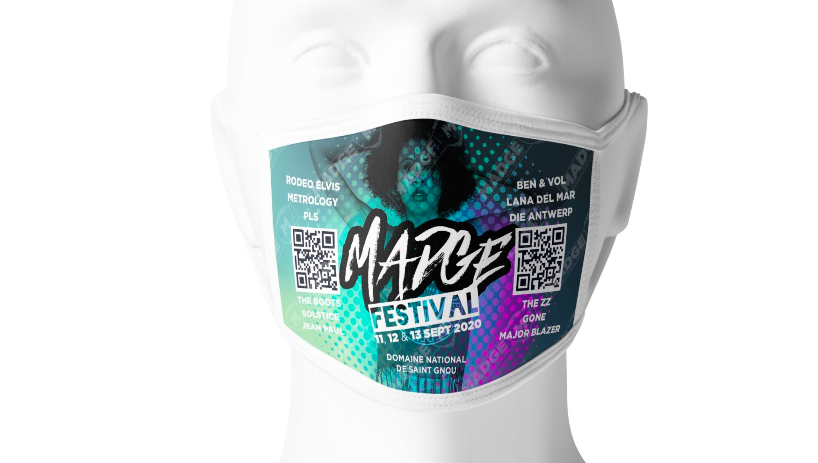 o mascará crachá madge