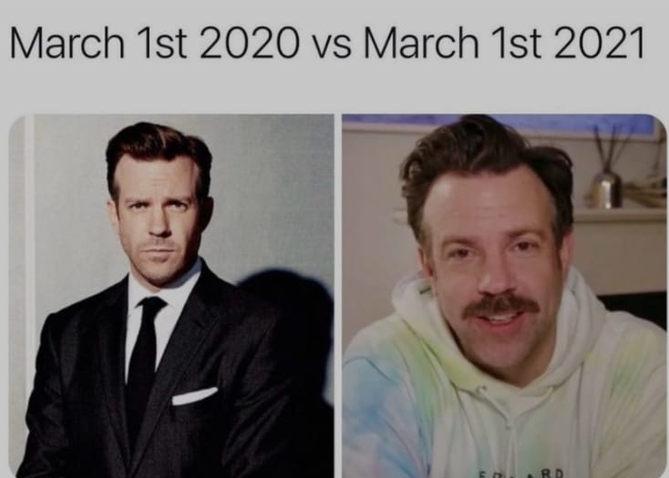 diferença entre 1o de Março de 2020 e 1o de Março de 2021